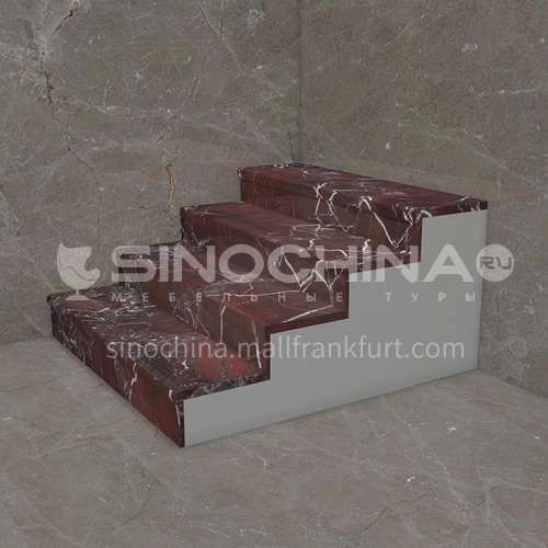Natural purple light luxury marble staircase M-ZA89H